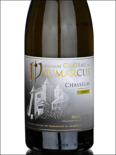 фото Domaine Chateau de Vaumarcus Chasselas Neuchatel AOC Домен Шато де Вомаркю Шасла Невшатель Швейцария вино белое