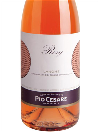 фото Pio Cesare Rosy Langhe DOC Пио Чезаре Рози Ланге Италия вино розовое