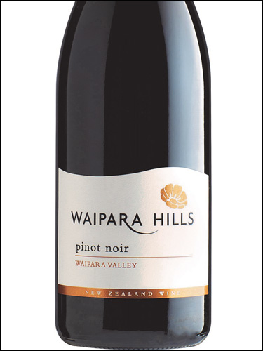 фото Waipara Hills Pinot Noir Waipara Valley Вайпара Хиллс Пино Нуар Долина Вайпара Новая Зеландия вино красное