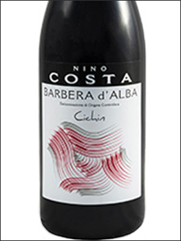 фото Nino Costa Cichin Barbera d'Alba DOC Нино Коста Чикин Барбера д'Альба Италия вино красное