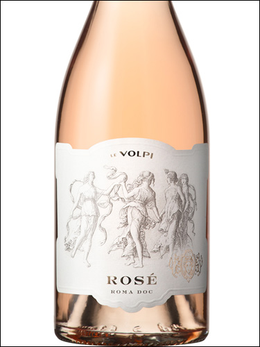 фото le Volpi Roma Rose DOC ле Вольпи Рома Розе Италия вино розовое