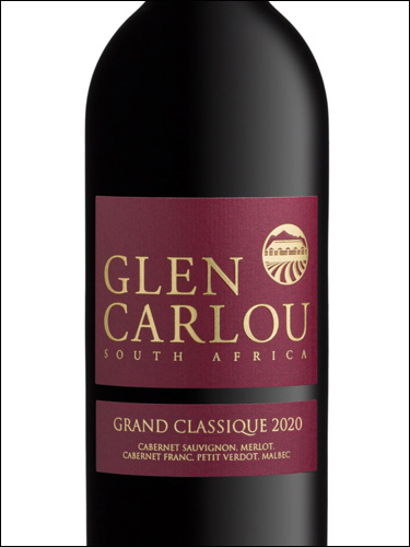 фото Glen Carlou Grand Classique Глен Карлоу Гранд Классик ЮАР вино красное