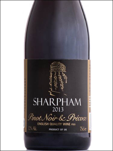 фото Sharpham Pinot Noir & Precoce Шарпхэм Пино Нуар & Прекос Великобритания вино красное