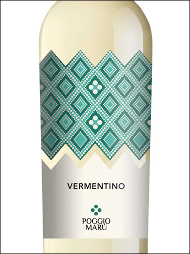 фото Poggio Maru Vermentino Salento IGP Поджио Мару Верментино Саленто Италия вино белое
