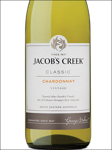 фото Jacob's Creek Classic Chardonnay Джейкобс Крик Классик Шардоне Австралия вино белое