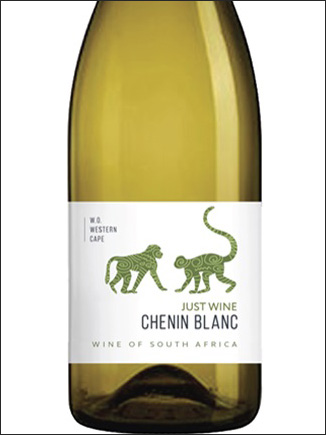 фото Just Wine Chenin Blanc Western Cape WO Джаст Вайн Шенен Блан Вестерн Кейп ЮАР вино белое