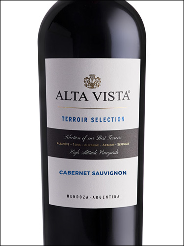 фото Alta Vista Terroir Selection Cabernet Sauvignon Альта Виста Терруар Селексьон Каберне Совиньон Аргентина вино красное
