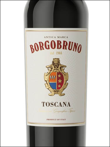 фото Borgobruno Rosso Toscana IGT Боргобруно Россо Тоскана Италия вино красное