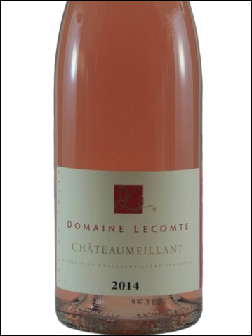 фото Domaine Lecomte Chateaumeillant Gris AOC Домен Леконт Шатомейан Гри Франция вино розовое