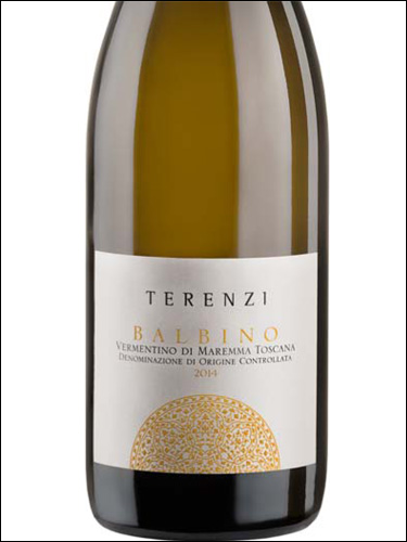 фото Terenzi Balbino Vermentino di Maremma Toscana DOC Теренци Бальбино Верментино ди Маремма Тоскана Италия вино белое