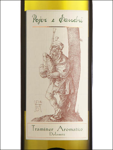 фото Pojer & Sandri Traminer Aromatico Dolomiti IGT Пойер и Сандри Траминер Ароматико Доломити ИГТ Италия вино белое