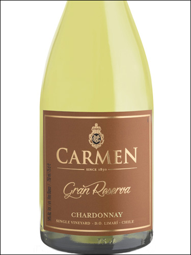 фото Carmen Gran Reserva Chardonnay Кармен Гран Резерва Шардоне Чили вино белое