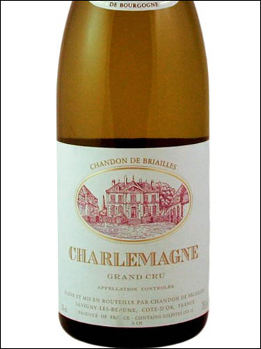 фото Domaine Chandon de Briailles Charlemagne Grand Cru AOC Домен Шандон де Бриай Шарлемань Гран Крю Франция вино белое