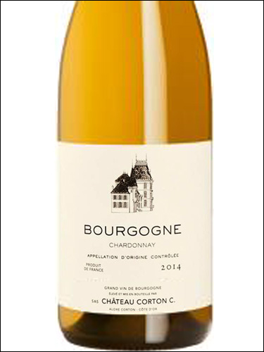 фото Chateau Corton C. Bourgogne Chardonnay AOC Шато Кортон К. Бургонь Шардоне Франция вино белое