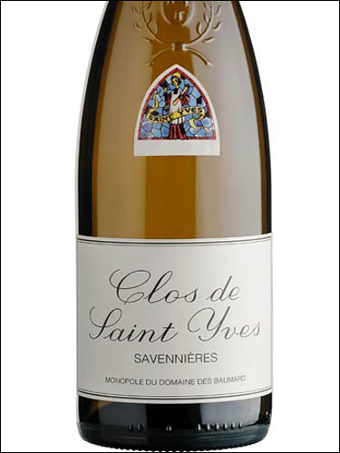 фото Domaine des Baumard Clos de Saint Yves Savennieres AOC Домен де Бомар Кло де Сент Ив Савеньер Франция вино белое