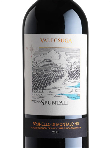 фото Val di Suga Vigna Spuntali Brunello di Montalcino DOCG Валь ди Суга Винья Спунтали Брунелло ди Монтальчино Италия вино красное