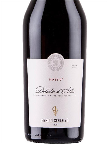 фото Enrico Serafino Dosso Dolcetto d'Alba DOC Энрико Серафино Доссо Дольчетто д'Альба Италия вино красное