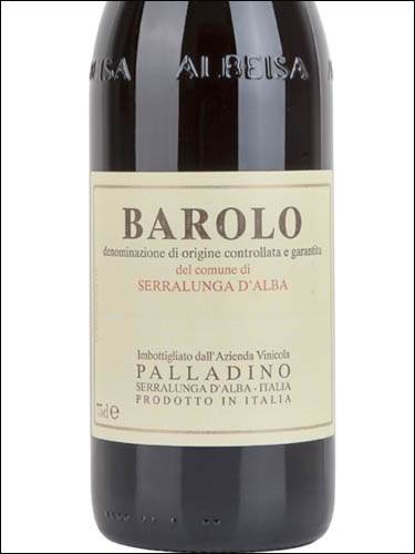 фото Palladino Barolo del Comune di Serralunga d'Alba DOCG Палладино Бароло дел Коммуне ди Серралунга д'Альба Италия вино красное