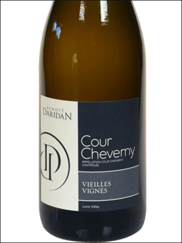 фото Benoit Daridan Vieilles Vignes Cour-Cheverny AOC Бенуа Даридан Вьей Винь Кур-Шеверни Франция вино белое