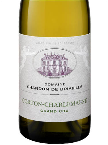фото Domaine Chandon de Briailles Corton Charlemagne Grand Cru AOC Домен Шандон де Бриай Кортон Шарлемань Гран Крю Франция вино белое