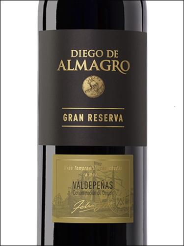 фото вино Diego de Almagro Gran Reserva Valdepenas DO 