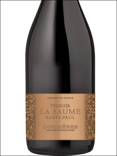 фото La Baume Saint-Paul Terroir Corbieres AOP Ла Бом Сен-Поль Террруар Корбьер Франция вино красное