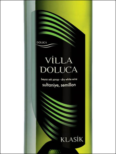 фото Villa Doluca Klasik Sultaniye - Semillon Вилла Долуджа Класик Султани - Семильон Турция вино белое