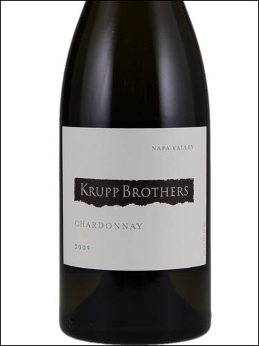 фото Krupp Brothers Chardonnay Napa Valley Крупп Бразерс Шардоне Напа Вэлли США вино белое