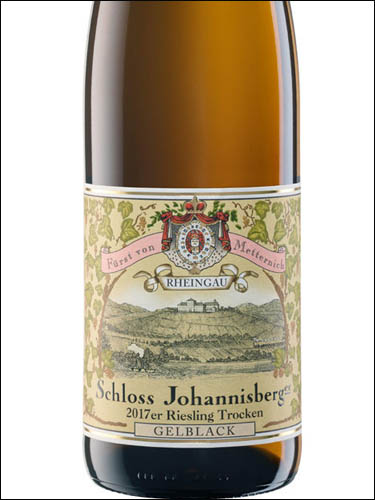 фото Schloss Johannisberger Gelblack Riesling trocken Шлосс Йоханнисберг Гельблак Рислинг трокен Германия вино белое
