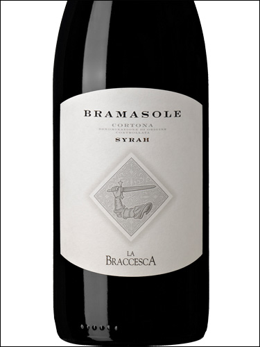 фото La Braccesca Bramasole Syrah Cortona DOC Ла Браческа Брамасоле Сира Кортона Италия вино красное