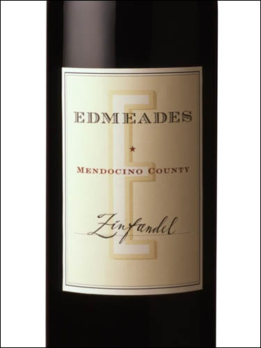 фото Edmeades Zinfandel Mendocino County Эдмеадес Зинфандель Мендосино Каунти США вино красное
