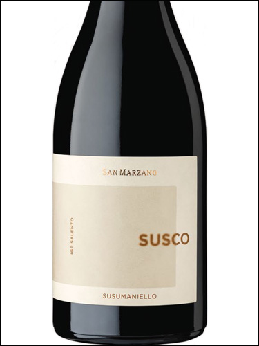 фото San Marzano Susco Susumaniello Salento IGP Сан Марцано Суско Сузуманьелло Саленто Италия вино красное