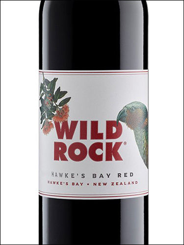 фото Wild Rock Red Hawke's Bay Вайлд Рок Ред Хокс Бэй Новая Зеландия вино красное