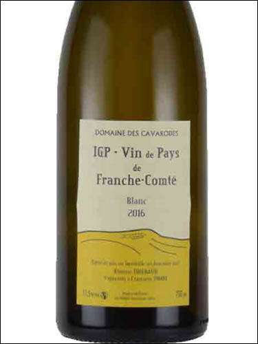 фото Domaine des Cavarodes Blanc Franche-Comte IGP Домен де Каварод Блан Франш-Конте Франция вино белое