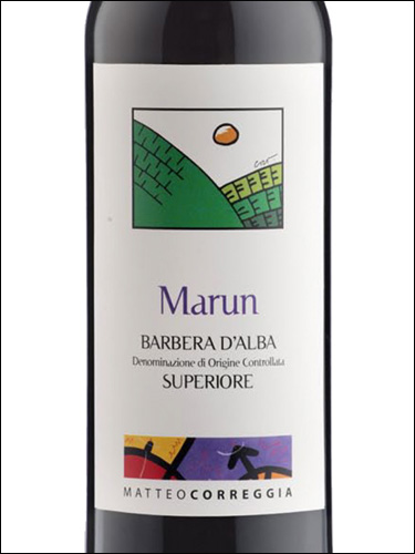 фото Matteo Correggia Marun Barbera d'Alba Superiore DOC Маттео Корреджиа Марун Барбера д'Альба Супериоре Италия вино красное