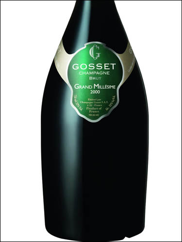 фото Champagne Gosset Grand Millesime Brut Шампанское Госсе Гран Миллезим Брют Франция вино белое