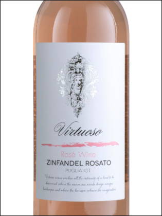 фото Virtuoso Zinfandel Rosato Puglia IGT Виртуозо Зинфандель Розато Апулия Италия вино розовое