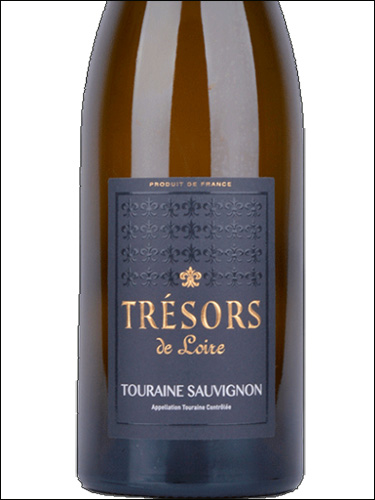 фото Tresors de Loire Touraine Sauvignon AOC Трезор де Луар Турень Совиньон Франция вино белое