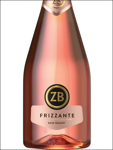 фото ZB Wine Frizzante Rose Semidry ЗБ Вайн Фриццанте Розовое полусухое Россия вино розовое
