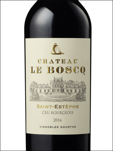фото Chateau Le Boscq Saint-Estephe AOC Шато Ле Боск Сент-Эстеф Франция вино красное
