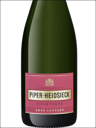 фото Champagne Piper-Heidsieck Rose Sauvage Шампанское Пайпер-Хайдсик Розе Саваж Франция вино розовое