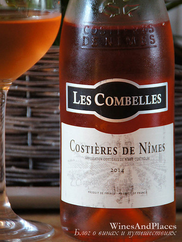 фото Les Combelles Costieres de Nimes AOC Ле Комбель Костьер де Ним АОС Франция вино розовое