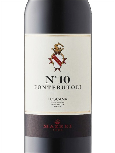 фото Mazzei Fonterutoli №10 Toscana IGT Маццеи Фонтерутоли №10 Тоскана Италия вино красное