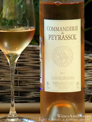 фото Commanderie de Peyrassol AOC Cotes de Provence Командри де Пейрасоль Кот де Прованс АОС Франция вино розовое