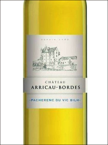 фото Chateau Arricau Bordes Pacherenc du Vic-Bilh AOC Шато Аррико Борде Пашранк дю Вик-Биль Франция вино белое