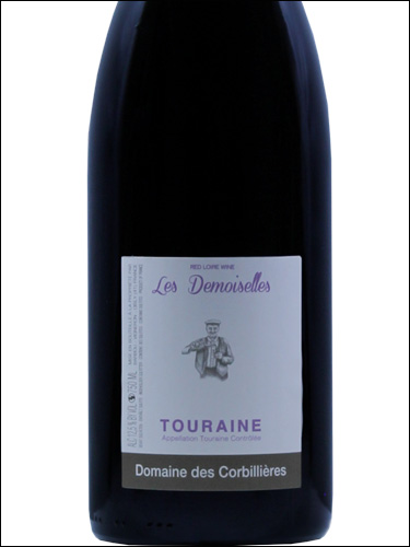 фото Domaine des Corbillieres Les Demoiselles Touraine Rouge AOC Домен де Корбильер Ле Демуазель Турень Руж Франция вино красное
