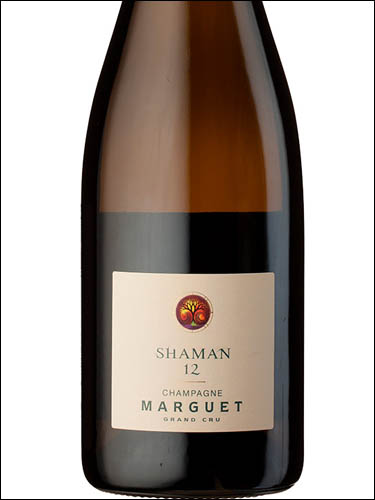 фото Champagne Marguet Shaman Grand Cru Extra Brut Шампань Марге Шаман Гран Крю Экстра Брют Франция вино белое