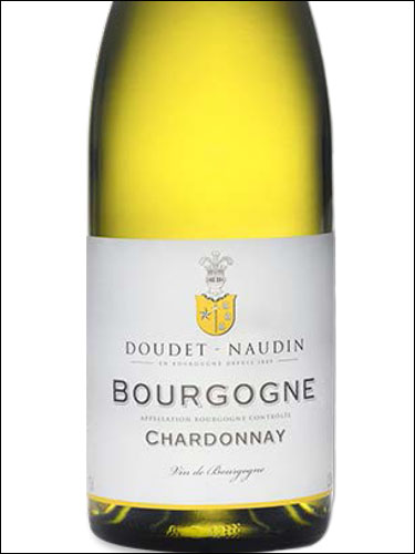 фото Doudet Naudin Chardonnay Bourgogne AOC Дуде Ноден Шардоне Бургонь Франция вино белое