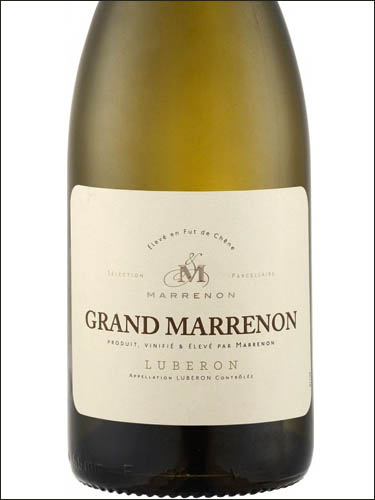 фото Grand Marrenon Blanc Luberon AOC Гранд Марренон Блан Люберон Франция вино белое