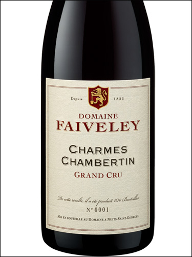 фото Domaine Faiveley Charmes Chambertin Grand Cru AOC Домен Февле Шарм-Шамбертен Гран Крю Франция вино красное